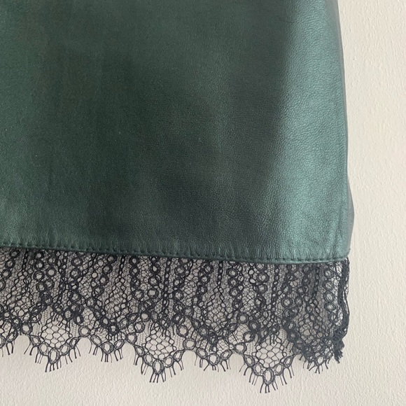 The Kooples Leather and Lace Tank Top - Picture 3 of 5